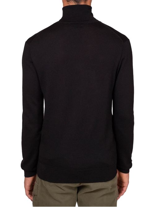 Maglione Uomo nero con logo ricamato POLO RALPH LAUREN | 710876851001